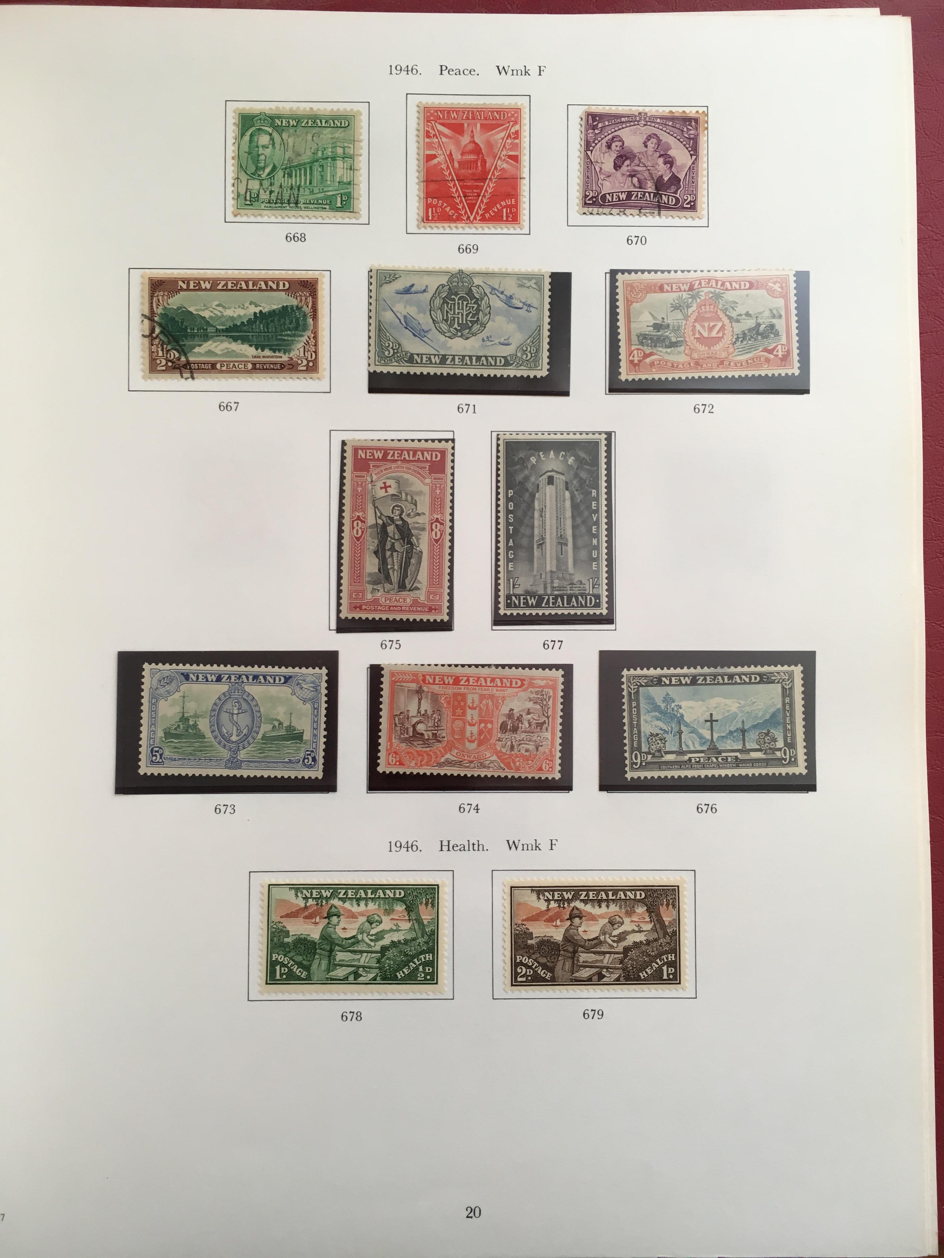 STAMPS: BOX WITH COMMONWEALTH IN NINE VOLUMES, CANADA, AUSTRALIA, NEW ZEALAND, ETC. - Image 30 of 34