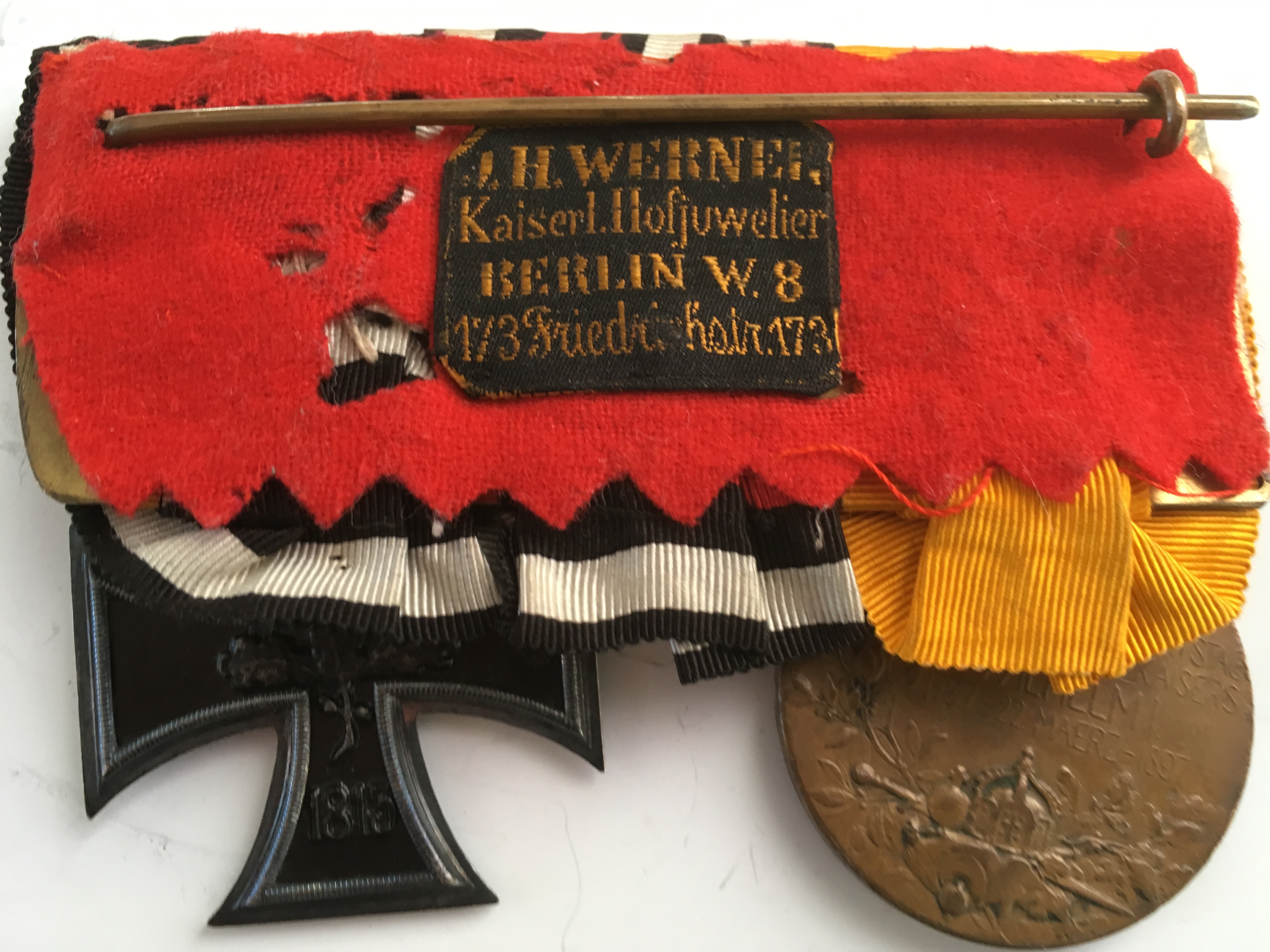 MEDALS: GERMAN MOUNTED IRON CROSS 1870 WITH 25 YEARS OAKLEAVES, - Image 8 of 8
