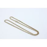 A 9CT GOLD CHAIN, L 44CM.