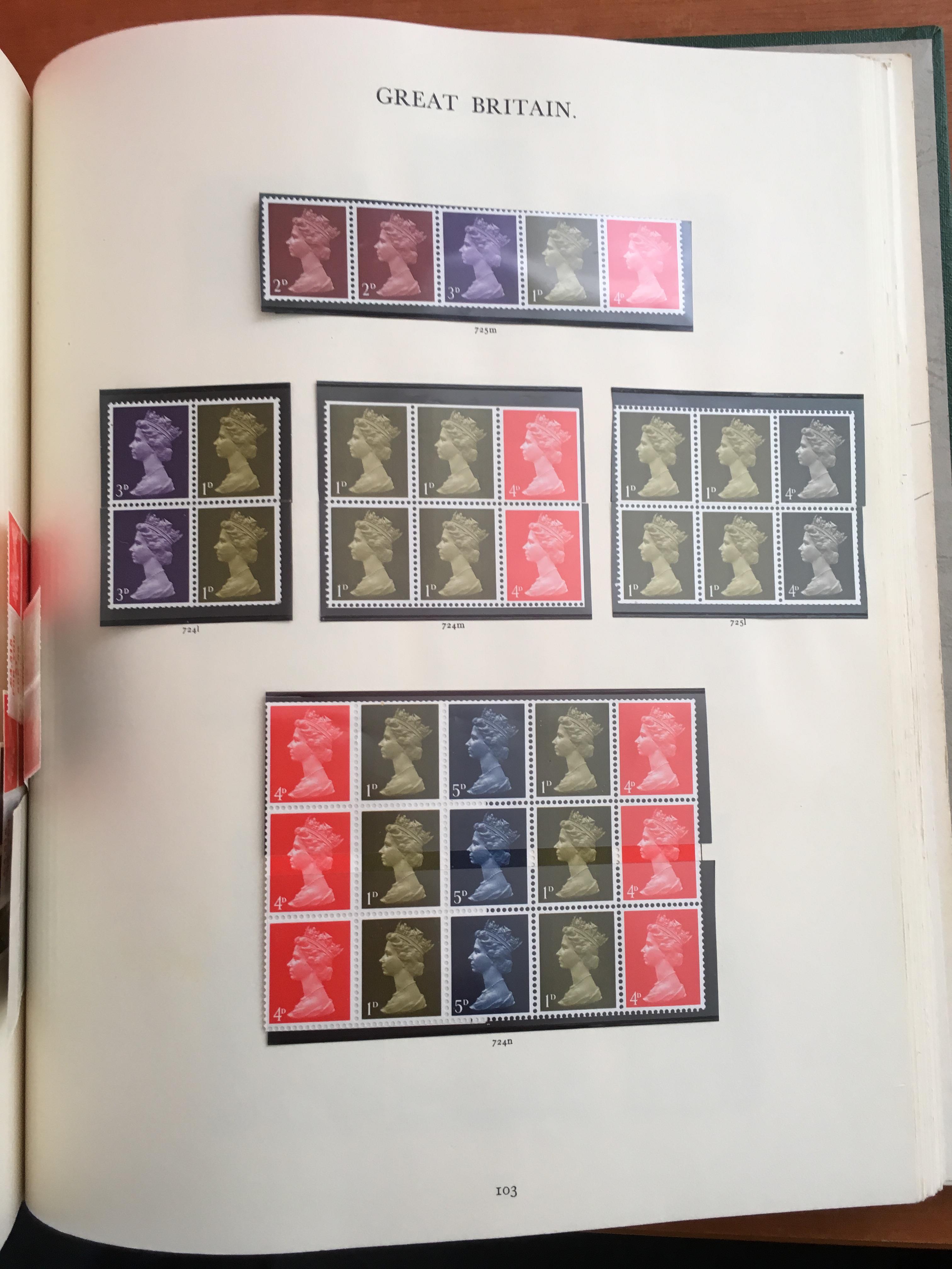 STAMPS: BOX WITH GB COLLECTIONS AND REMAINDERS IN TEN WINDSOR ALBUMS. - Image 18 of 49