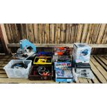 A QUANTITY OF ASSORTED POWER TOOLS TO INCLUDE BLACK & DECKER SPRAYER,