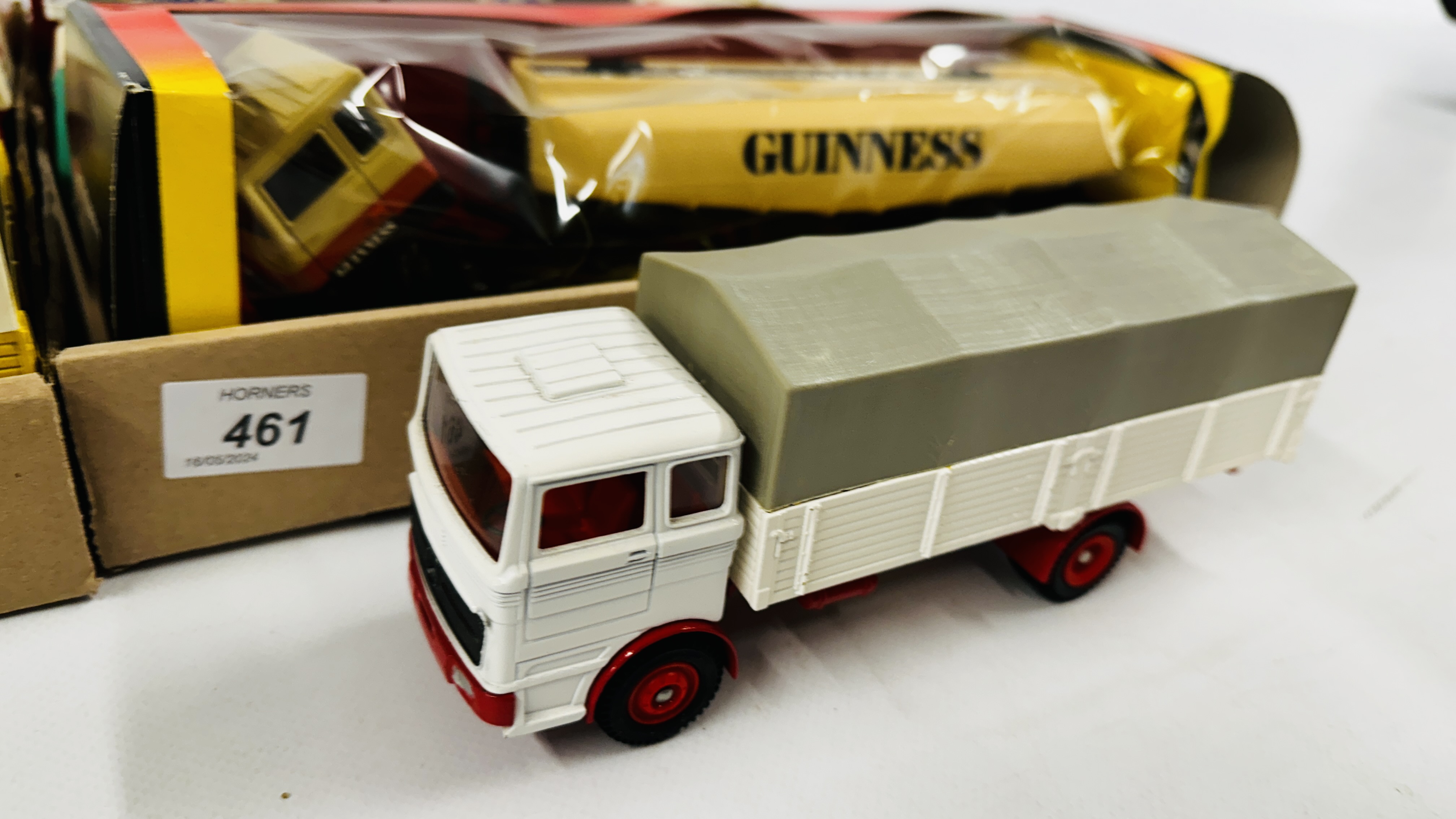 2 X TRAYS CONTAINING A GROUP OF ASSORTED DIE-CAST MODEL TRANSPORTER LORRIES TO INCLUDE ESSO AND - Image 3 of 16