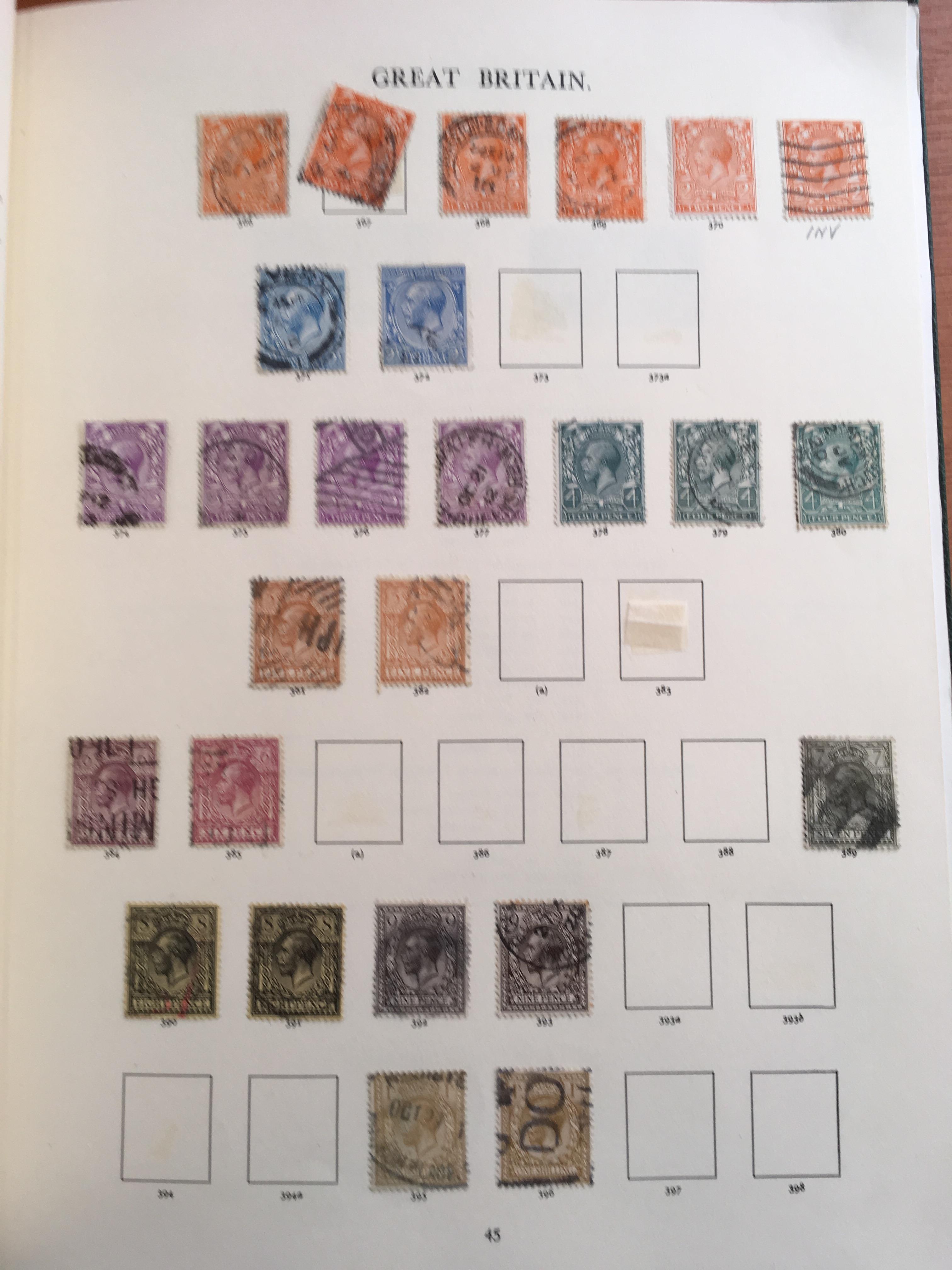 STAMPS: BOX WITH GB COLLECTIONS AND REMAINDERS IN TEN WINDSOR ALBUMS. - Image 41 of 49