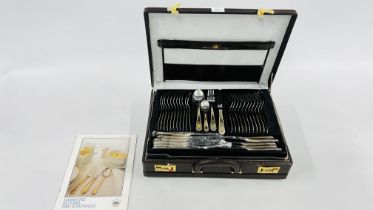 A CASED CANTEEN OF SBS SOLINGEN CUTLERY (12 PLACE SETTING).