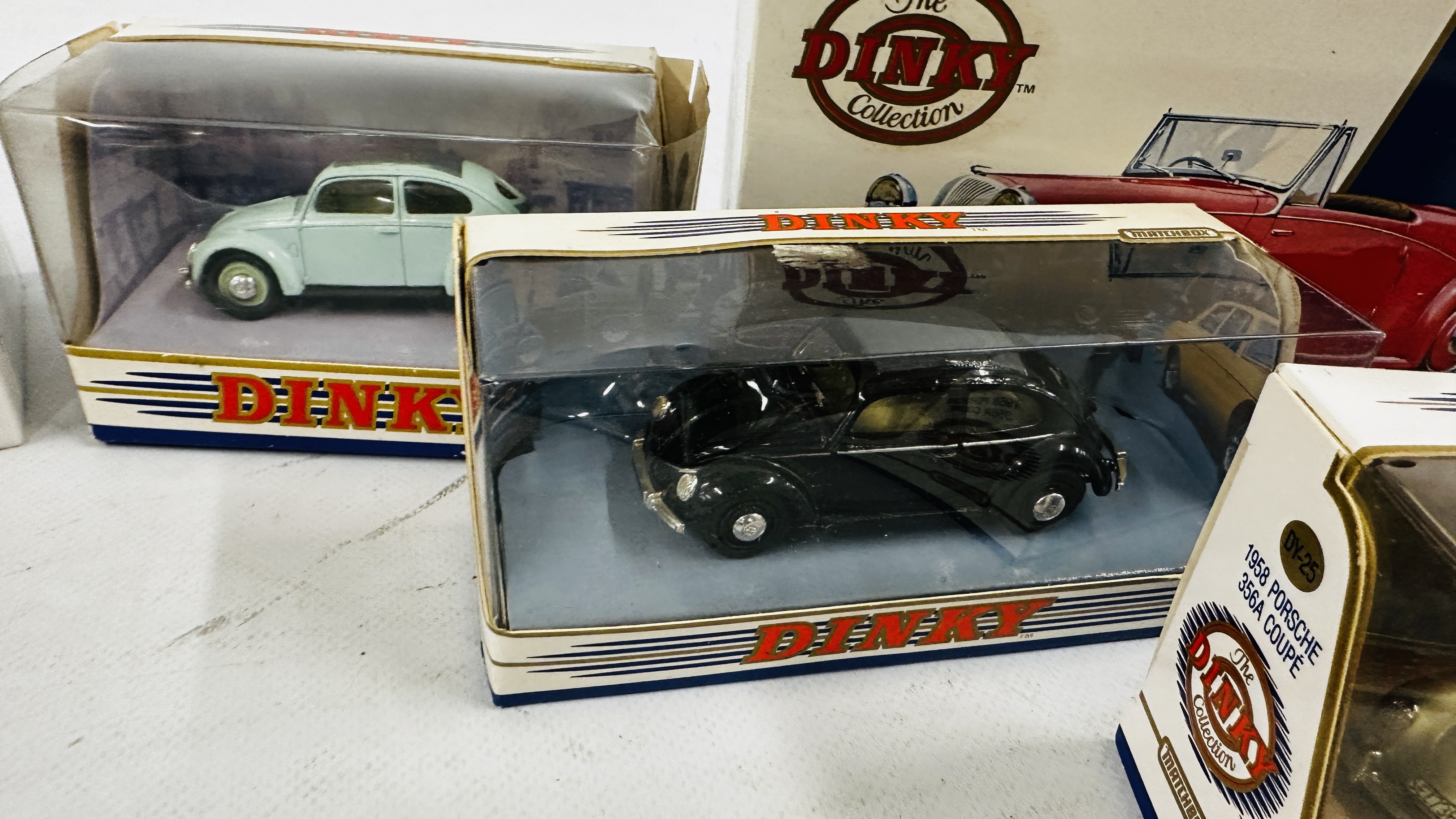 A GROUP OF 12 ASSORTED BOXED DINKY DIE-CAST MODEL VEHICLES TO INCLUDE 1953 AUSTIN A 40 & M.G.B. - Image 10 of 13
