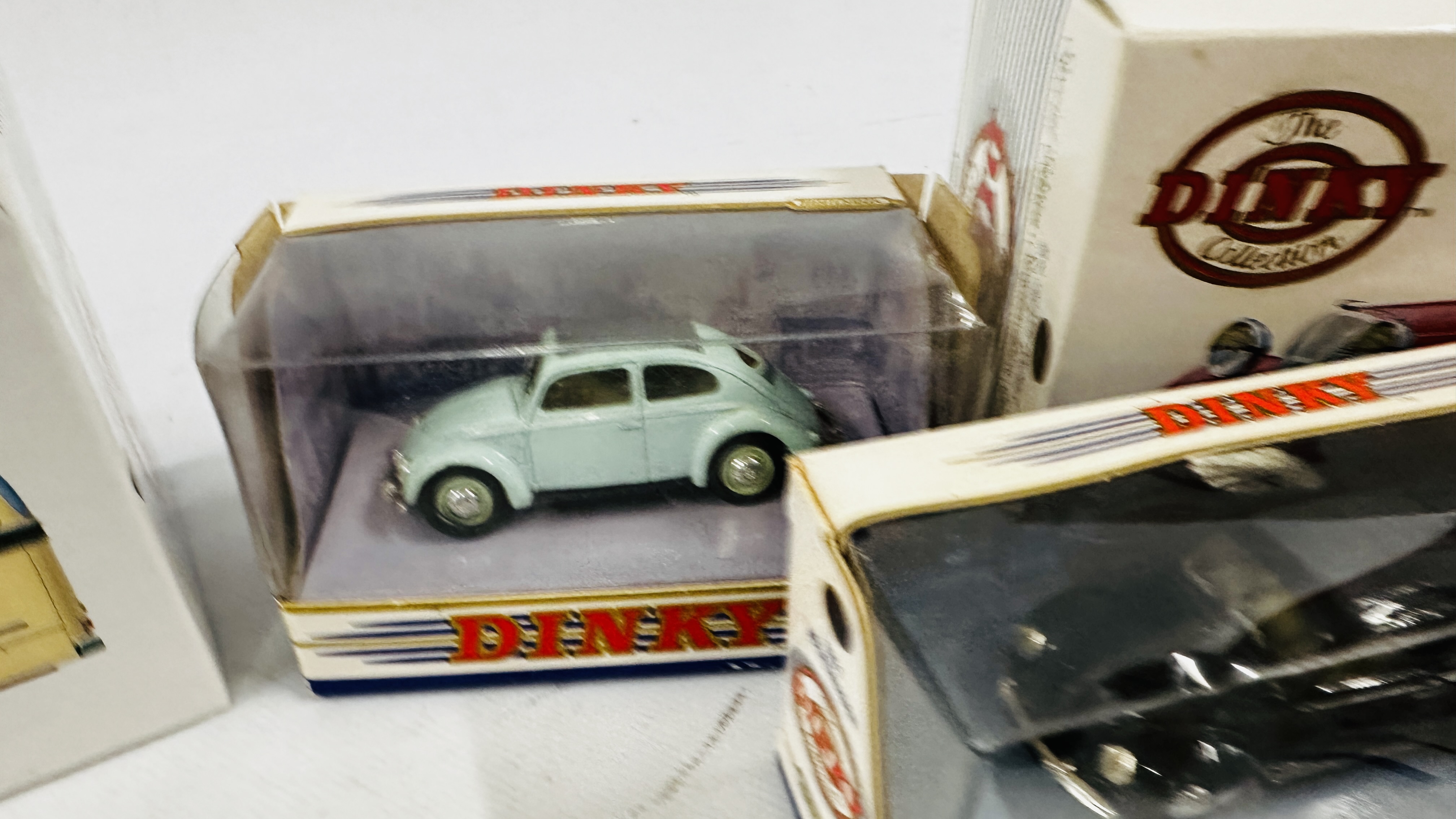 A GROUP OF 12 ASSORTED BOXED DINKY DIE-CAST MODEL VEHICLES TO INCLUDE 1953 AUSTIN A 40 & M.G.B. - Image 11 of 13