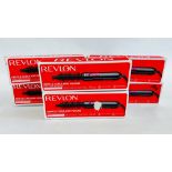 6 X REVLON TANGLE FREE HOT AIR STYLERS BOXED - SOLD AS SEEN.