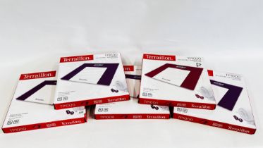 5 X TERRAILLON TP1000 DIGITAL BATHROOM SCALES.