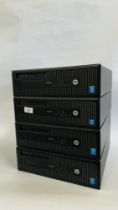 2 X HP PRODESK 600 G1 SFF BUSINESS DESKTOP COMPUTERS CORE i3 - NO OPERATING SYSTEM INSTALLED - NO