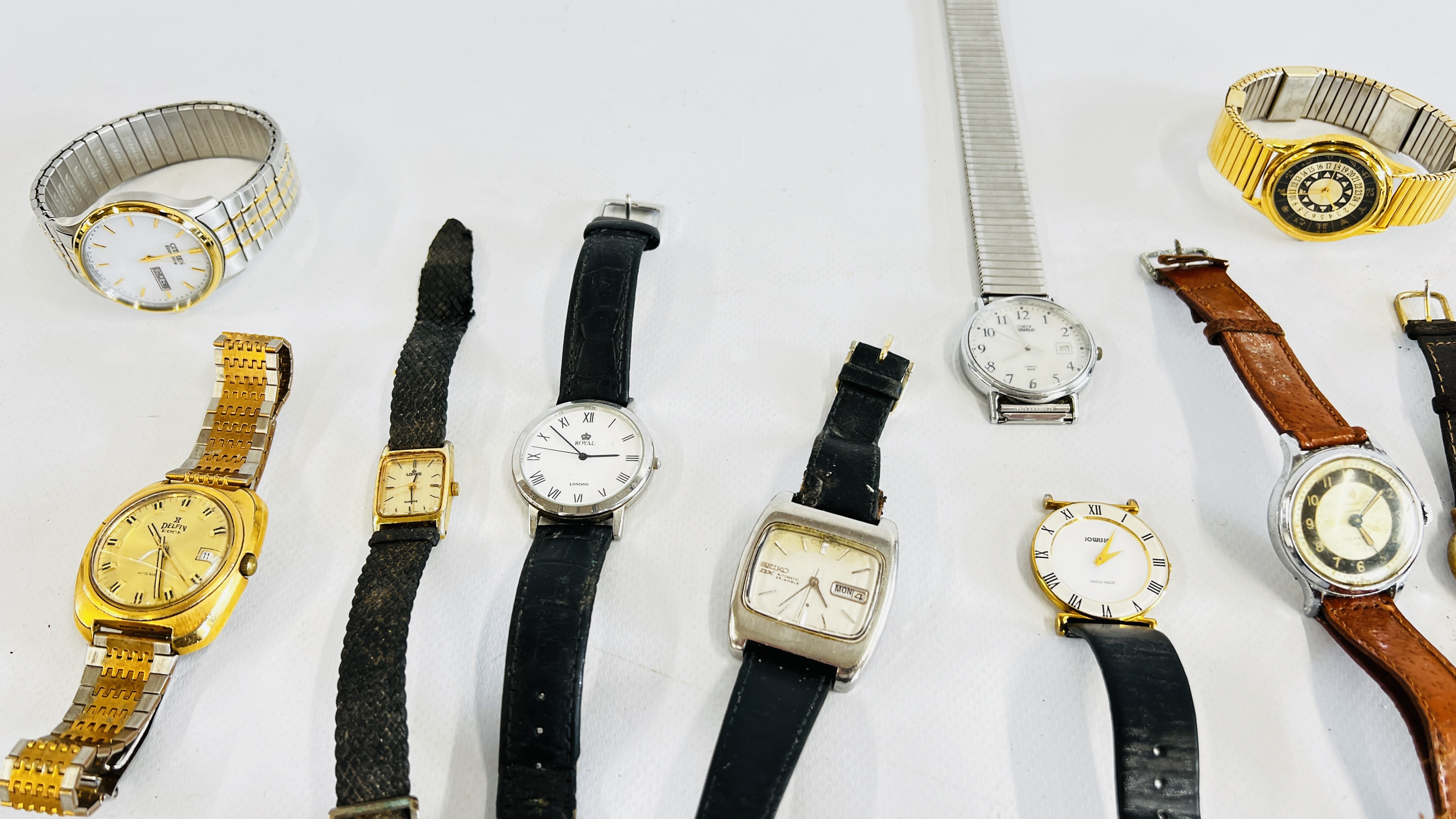 GROUP OF 17 GENT'S WRIST WATCHES TO INCLUDE SEIKO, SEKONDA, CITIZEN ECO DRIVE ETC. - Image 4 of 4