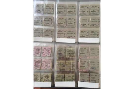 TWO BINDERS OF RAILWAY TICKETS, - Image 15 of 32