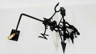 (R) BLACKSMITH WEATHER VANE - WALL.