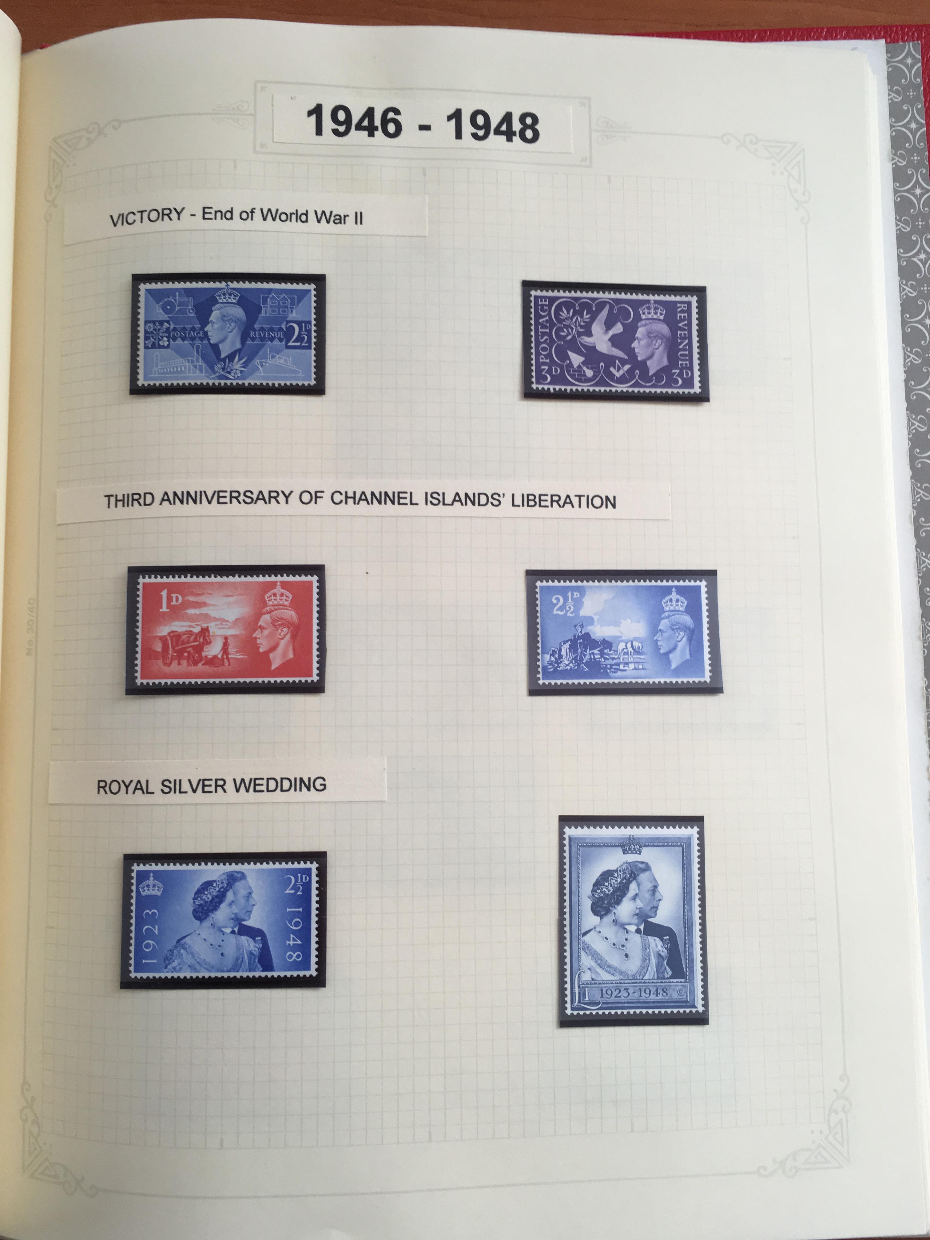 GB: 1924-70 COMMEMORATIVE MINT COLLECTION IN AN ALBUM, - Image 6 of 8