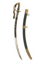 A GOOD AND RARE PATTERN 1803 FLANK OFFICER'S SABRE SIGNED REDDELL & BATE, early 19th Century, with
