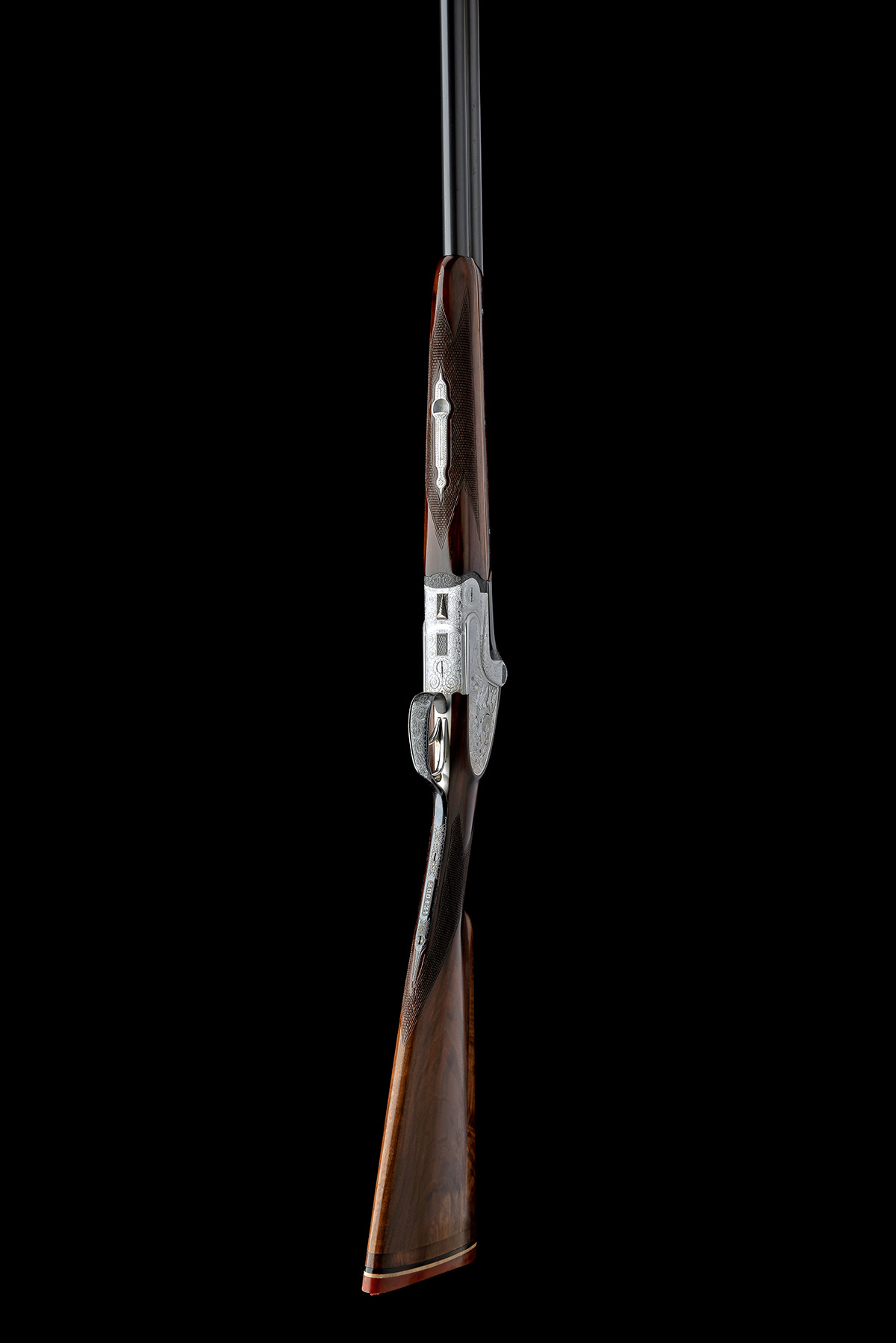 AYA A 12-BORE 'MODEL 37A' DOUBLE-TRIGGER HAND-DETACHABLE OVER AND UNDER SIDELOCK EJECTOR, serial no. - Image 6 of 9