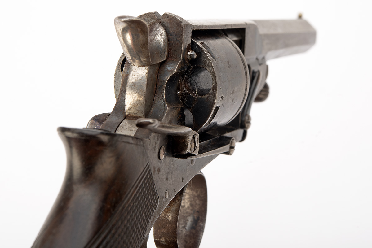 A SCARCE .320 (S/R) THOMAS'S PATENT POCKET REVOLVER, serial no. 373, probably by Tipping & Lawden of - Image 3 of 6