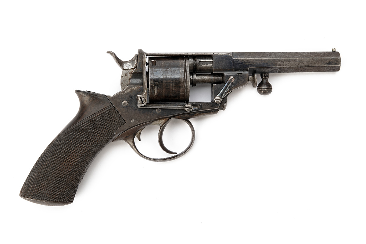 A SCARCE .320 (S/R) THOMAS'S PATENT POCKET REVOLVER, serial no. 373, probably by Tipping & Lawden of