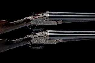 HENRY ATKIN (FROM PURDEY'S) A MATCHED PAIR OF 12-BORE SPRING-OPENING SIDELOCK EJECTORS, serial no.