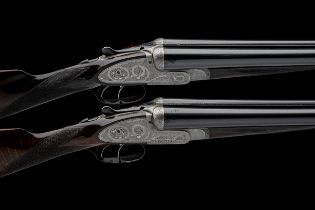 WILLIAM POWELL & SON A PAIR OF 12-BORE SIDELOCK EJECTORS, serial no 12841 / 2, circa 1915, 29in.