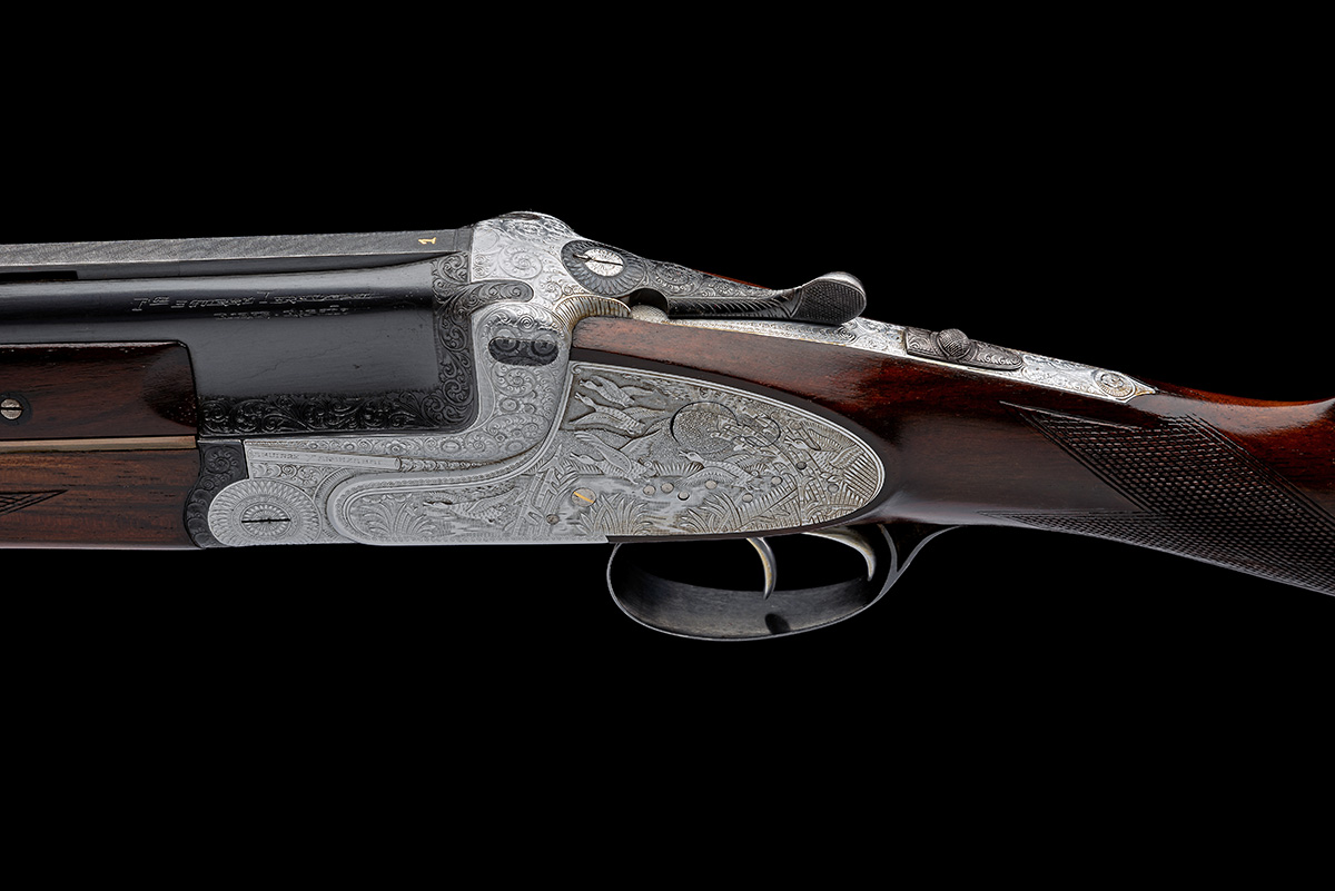 AYA A 12-BORE 'MODEL 37A' DOUBLE-TRIGGER HAND-DETACHABLE OVER AND UNDER SIDELOCK EJECTOR, serial no. - Image 7 of 9