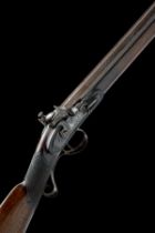 A 16-BORE UNSIGNED FLINTLOCK SPORTING GUN, CIRCA 1800, no visible serial number, with 36 1/2in.