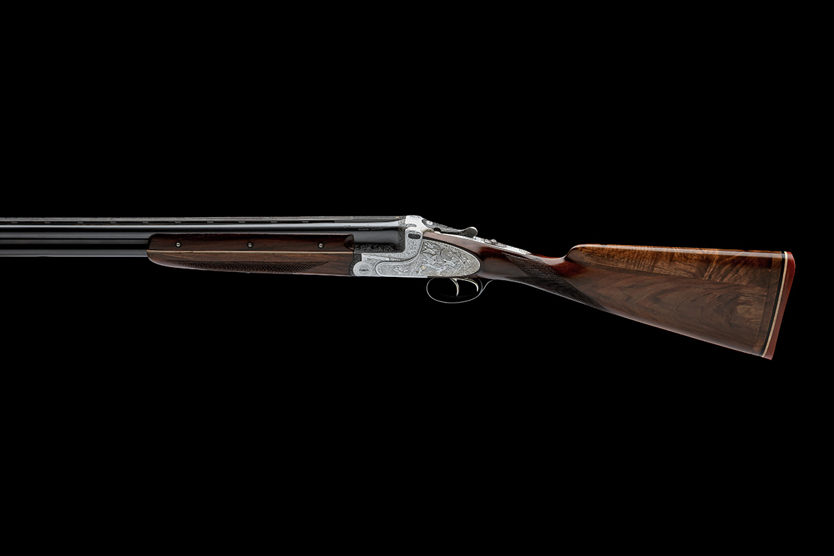 AYA A 12-BORE 'MODEL 37A' DOUBLE-TRIGGER HAND-DETACHABLE OVER AND UNDER SIDELOCK EJECTOR, serial no. - Image 2 of 9