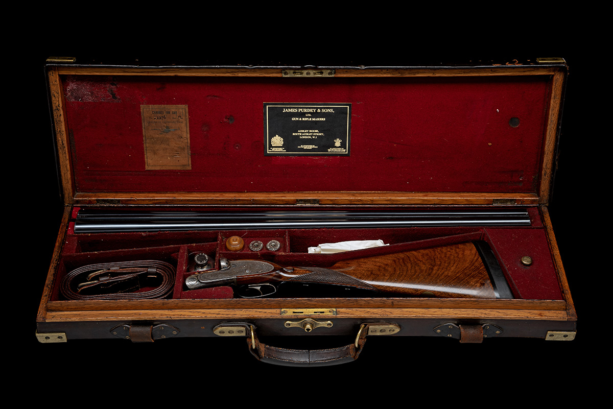 J. PURDEY & SONS A 12-BORE SELF-OPENING SIDELOCK EJECTOR, serial no. 22276, for 1922, 29in. - Image 9 of 9