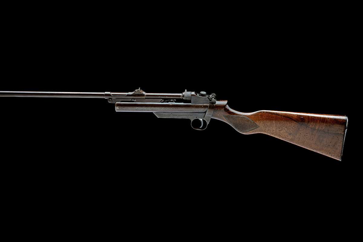 A .177 WEBLEY & SCOTT SERVICE MKII AIR-RIFLE, serial no. S4942, circa 1935, matching number 25 1/ - Image 2 of 8