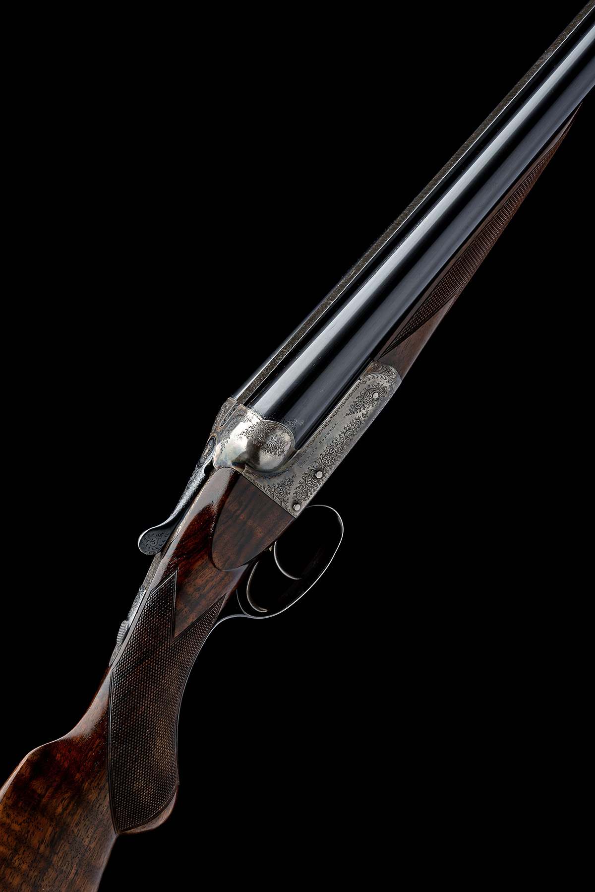 CHARLES BOSWELL A 12-BORE BOXLOCK NON-EJECTOR WILDFOWLING GUN, serial no. 17362, circa 1916, 30in.