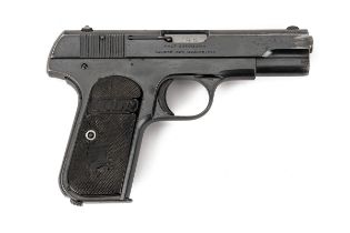 A .380 ACP (9mmK) COLT 1908 SEMI-AUTOMATIC HAMMERLESS POCKET PISTOL, serial no. 48785, for 1921,
