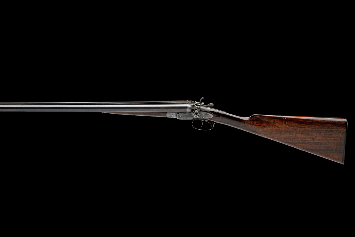 BLISSETT & SON A 28-BORE (3IN.) DOUBLE-BARRELLED TOPLEVER HAMMERGUN, serial no. 6004, circa 1880, - Image 2 of 9