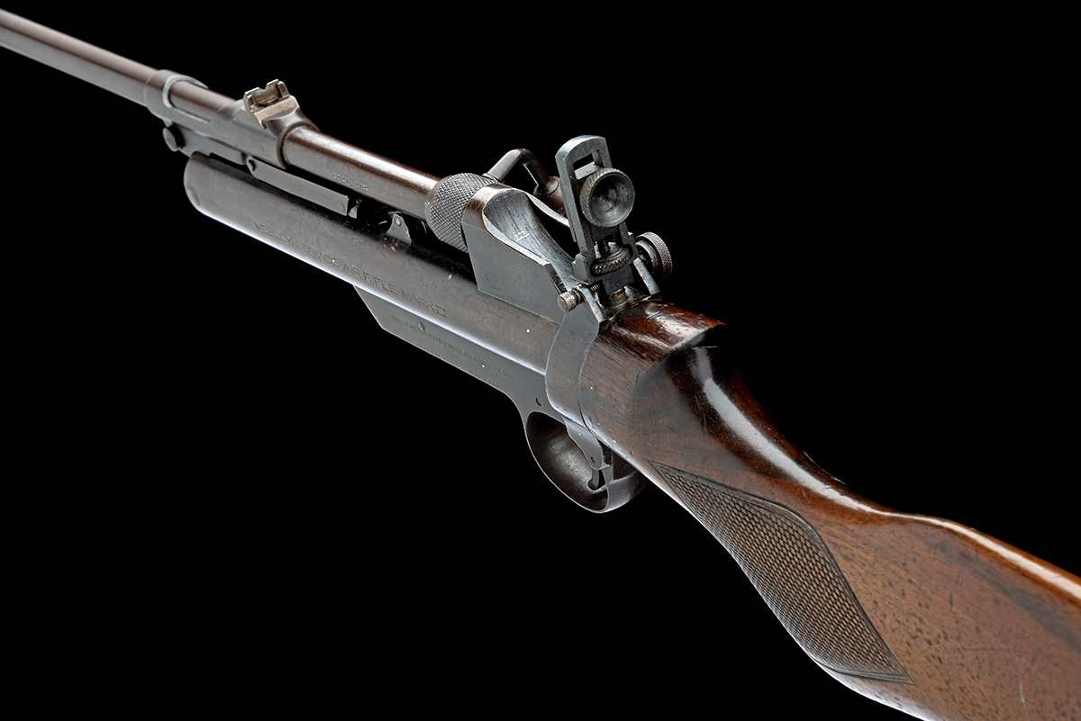 A .177 WEBLEY & SCOTT SERVICE MKII AIR-RIFLE, serial no. S4942, circa 1935, matching number 25 1/ - Image 8 of 8