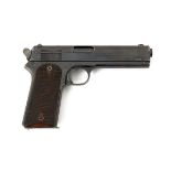 A GOOD AND RARE .45 (RIMLESS SMOKELESS) COLT MODEL 1905 SEMI-AUTOMATIC PISTOL, serial no. 2121,