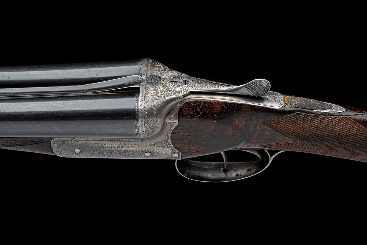 WEBLEY & SCOTT ARMS CO. LTD AN ULTRA-LIGHTWEIGHT 12-BORE BOXLOCK NON-EJECTOR, serial no. 80150, - Image 4 of 8