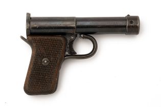 A .177 TELL II POCKET CONCENTRIC AIR-PISTOL, no visible serial number, circa 1937, with 5in.