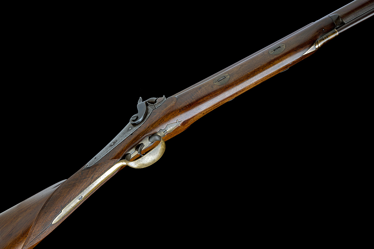 A 5-BORE PERCUSSION SINGLE-BARRELLED FOWLING PIECE, UNSIGNED, no visible serial number, circa - Image 3 of 4