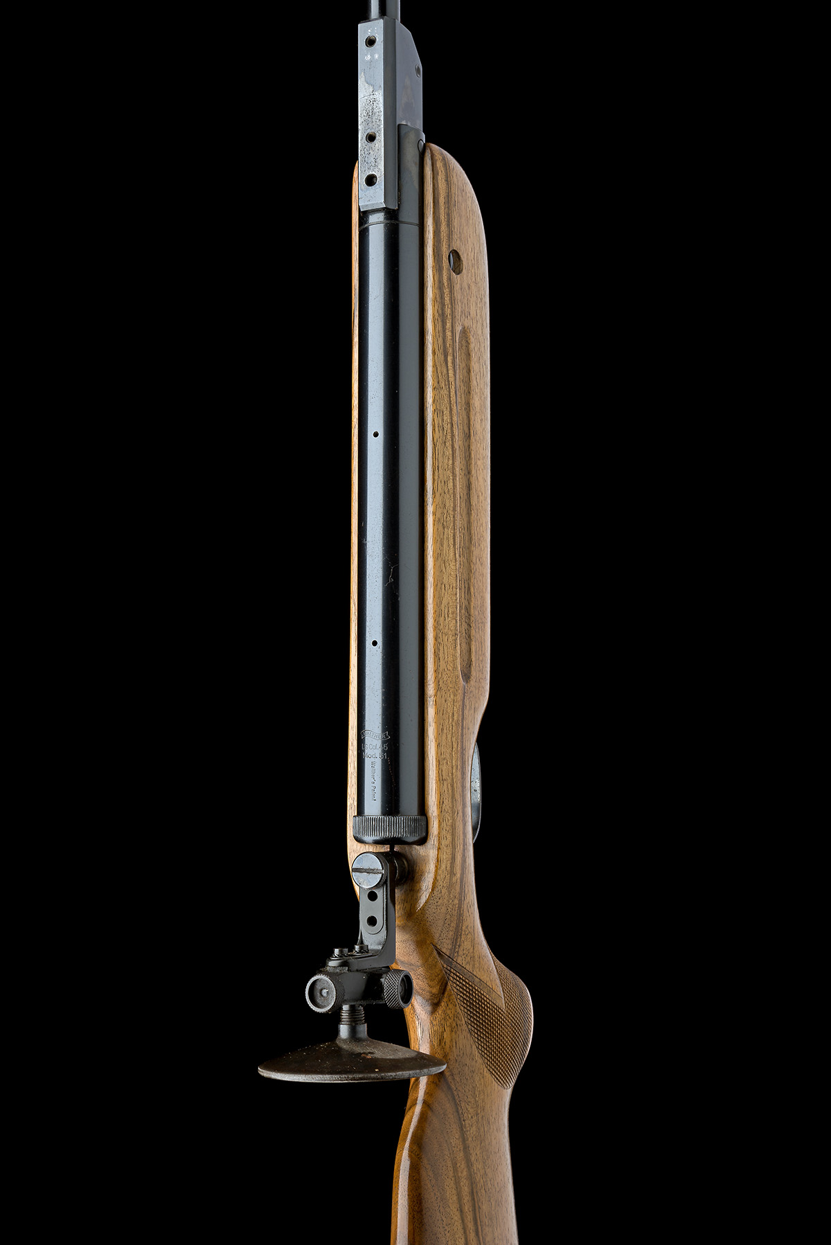A SCARCE .177 WALTHER LG51 (53'Z') BREAK-BARREL MATCH AIR-RIFLE, serial no. 026654, circa 1960, with - Image 4 of 4
