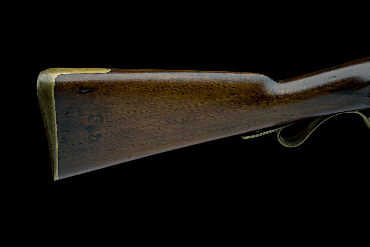 AN EAST INDIA CO. .750 PERCUSSION SHORT MUSKET, no visible serial number, circa 1848, with 33in. - Image 7 of 9