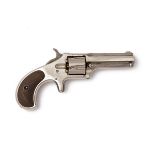 A GOOD .30 (RIMFIRE) REMINGTON-SMOOT NEW MODEL No2 POCKET REVOLVER, no visible serial number,