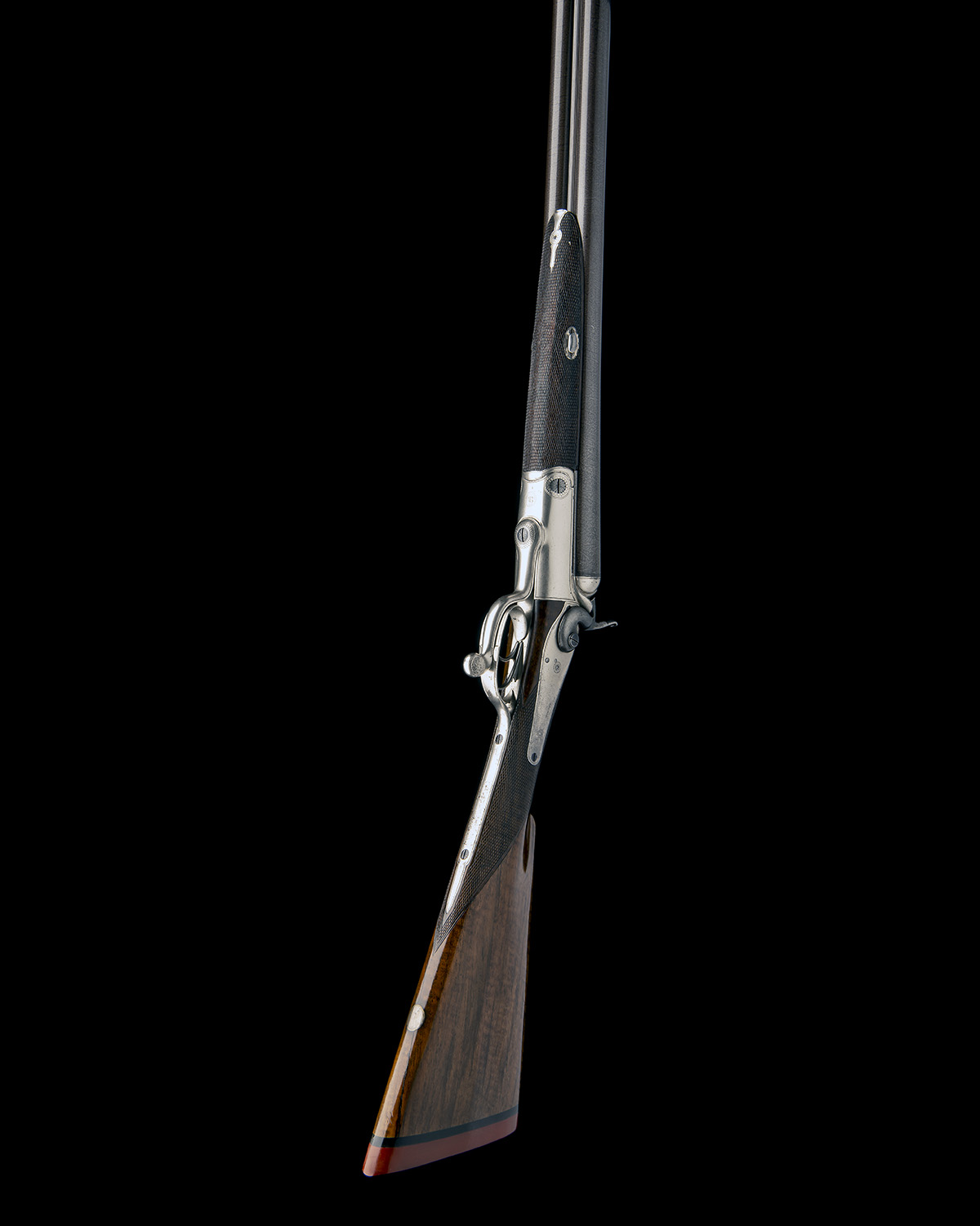 FREDERIC T. BAKER, AN 8-BORE DOUBLE-BARRELLED ROTARY-UNDERLEVER HAMMERGUN, serial no. 4323, circa - Image 6 of 9