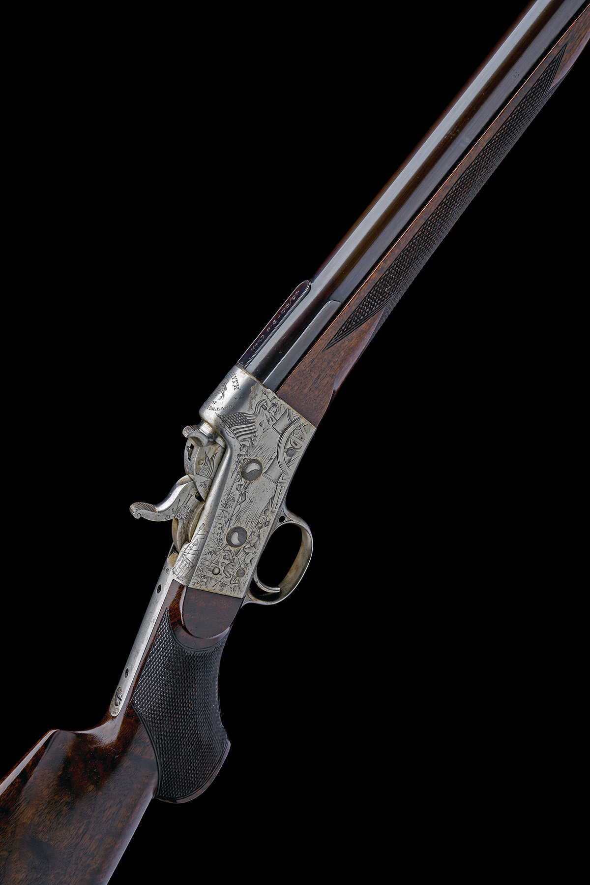 T.A. SMITH A .45-90 CIVIL WAR THEMED ROLLING-BLOCK LONG RANGE TARGET RIFLE, serial no. 11177,