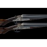 CHARLES LANCASTER A PAIR OF 12-BORE ASSISTED-OPENING BACK-ACTION SIDELOCK EJECTORS, serial no.