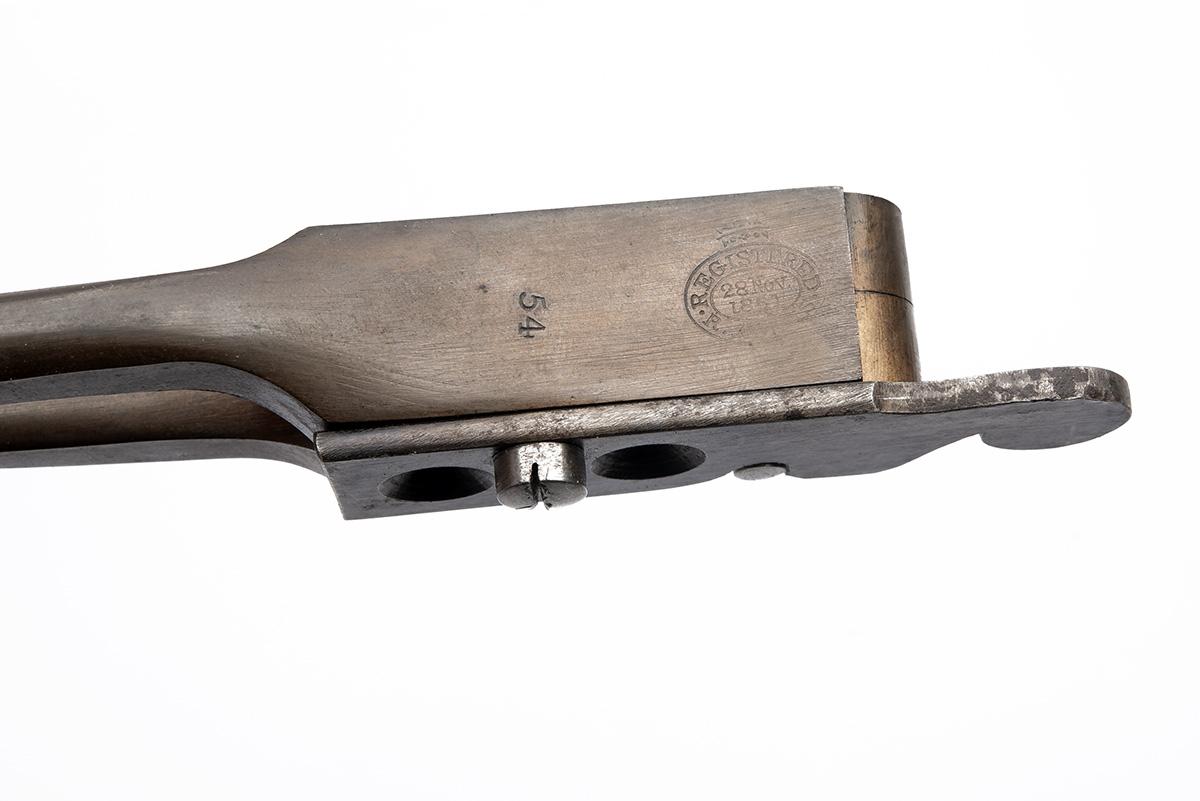 A GOOD CASED AND ENGRAVED 54-BORE PERCUSSION BEAUMONT ADAMS PATENT REVOLVER, serial no. 26198R, - Image 8 of 16