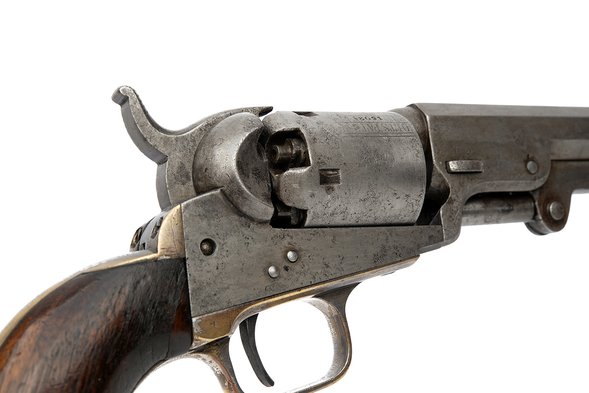 A .31 PERCUSSION COLT 1849 POCKET REVOLVER, serial no. 15021, for 1850, with octagonal 6in. barrel - Image 3 of 6