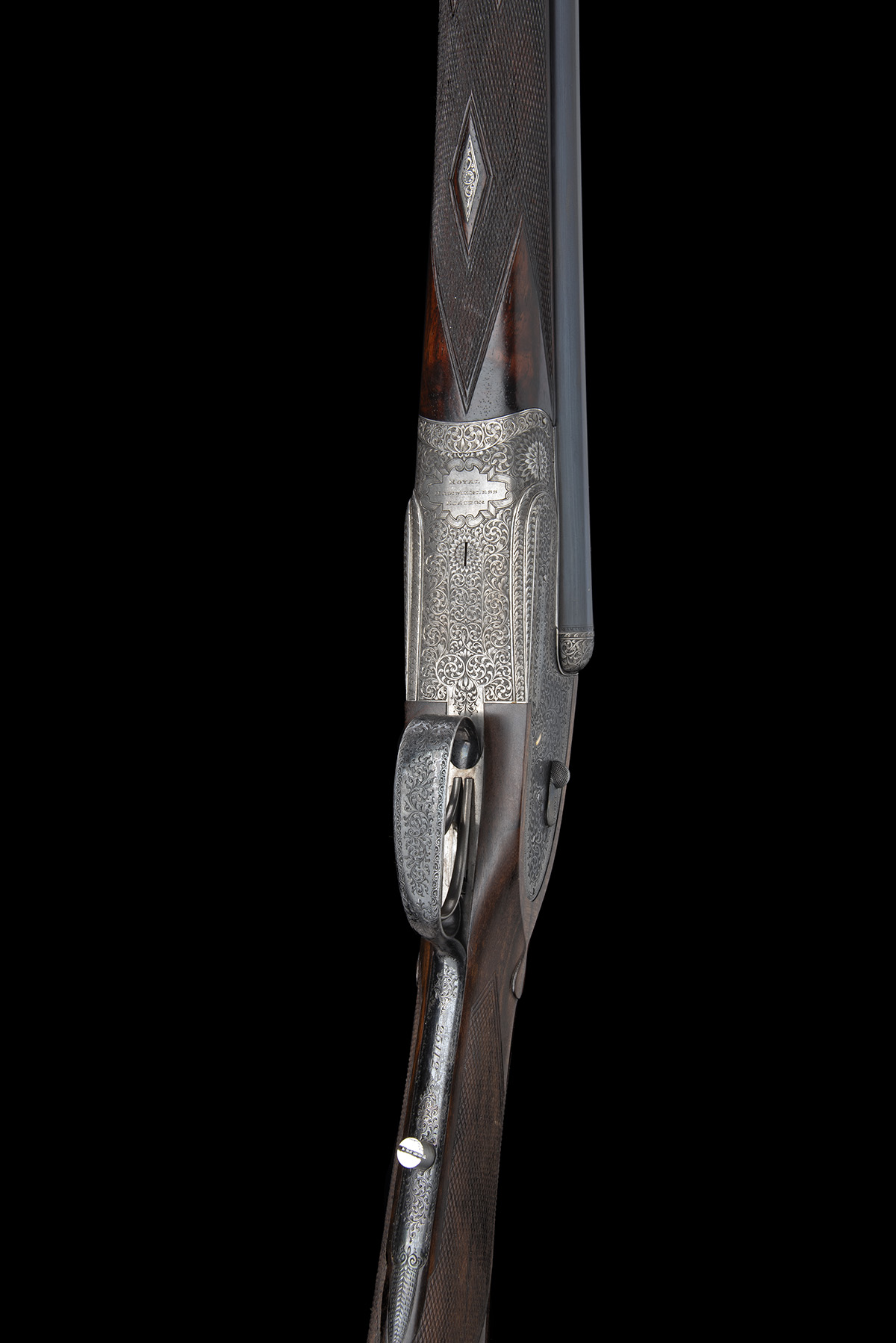 HOLLAND & HOLLAND A 12-BORE 'ROYAL' HAND-DETACHABLE SIDELOCK EJECTOR, serial no. 25112, for 1910, - Image 3 of 7