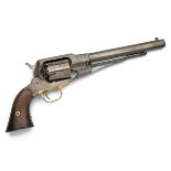 A .44 PERCUSSION REMINGTON 1858 NEW MODEL ARMY REVOLVER, serial no. 71506, circa 1864, with