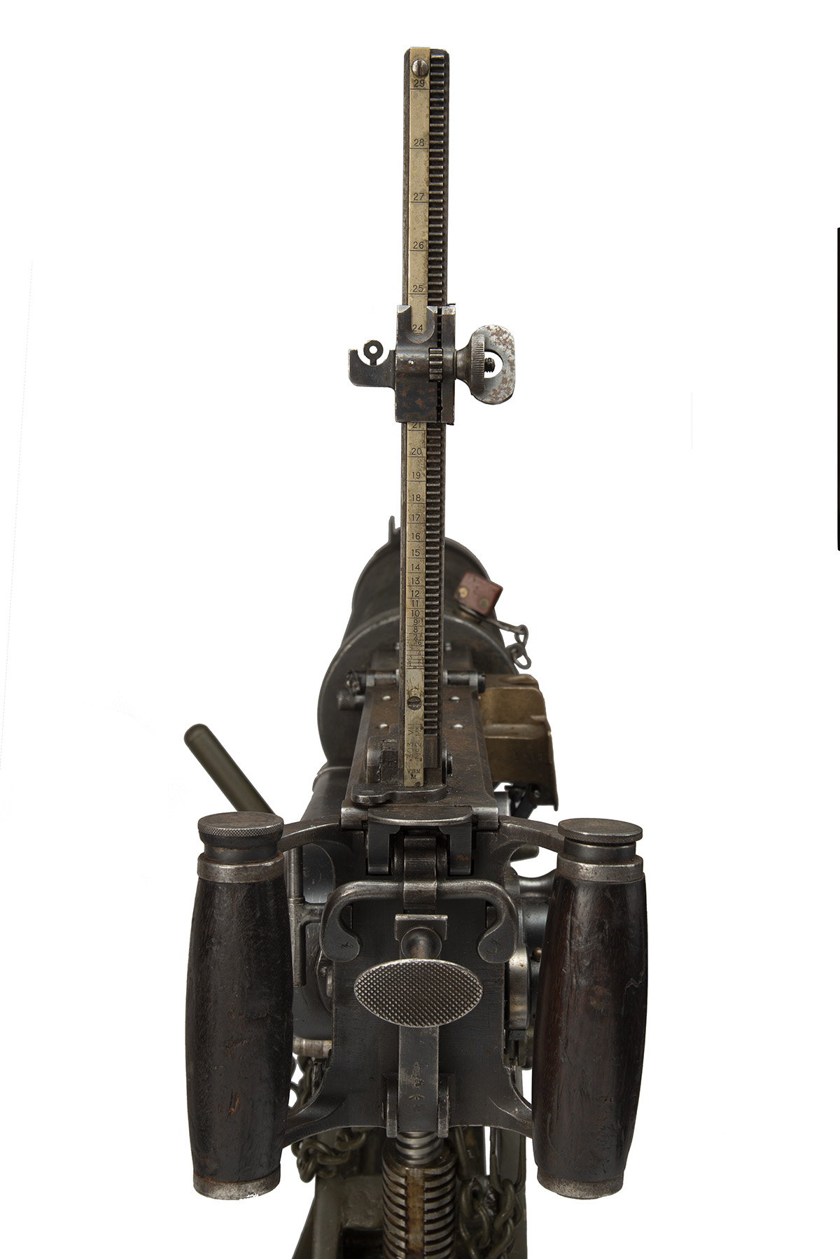 A DEACTIVATED .303 VICKERS MEDIUM MACHINE GUN WITH TRANSIT CHEST AND TRIPOD, serial no. H5131, circa - Image 2 of 9