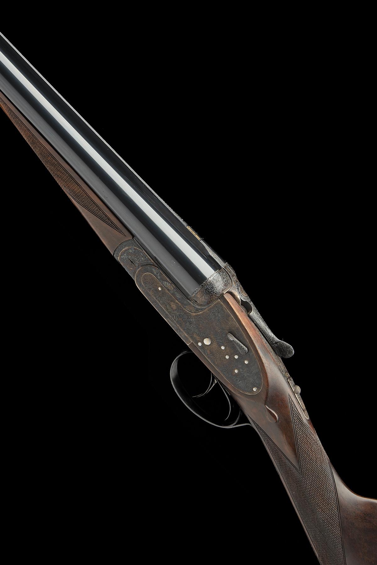 AYA A LIGHTLY-USED 12-BORE 'MODEL 25' HAND-DETACHABLE SIDELOCK EJECTOR, serial no. 601036, for 1990,