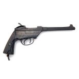 A SCARCE 11.5mm (WERDER) MODEL 1869 SINGLE-SHOT PISTOL, serial no. 408, dated for 1872, with