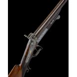 A 16-BORE PINFIRE DOUBLE-BARRELLED UNDER-LEVER SPORTING GUN SIGNED F. STADELMANN & COMP., SUHL,